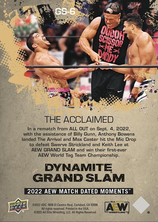 The Acclaimed – the Acclaimed Defeat Swerve in Our Glory to Win the AEW World TAG Team Championship for the First Time