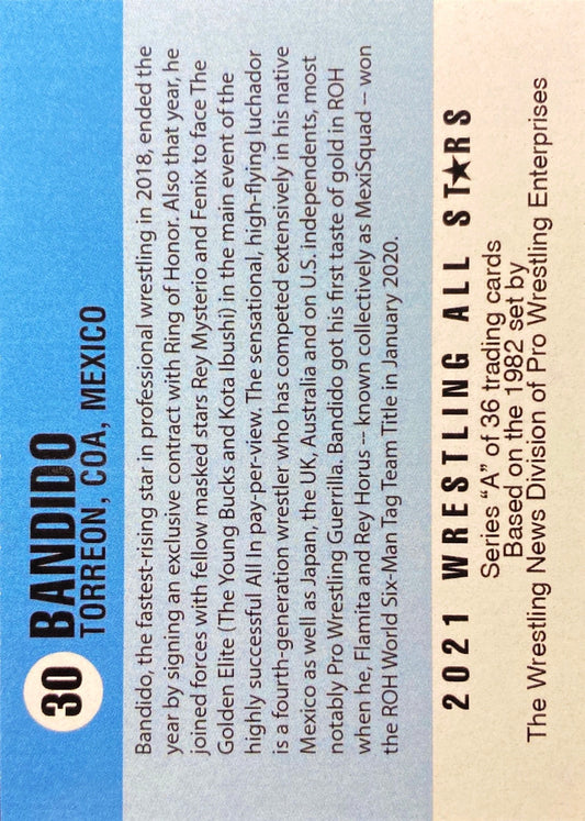 Bandido trading card PW Catalog