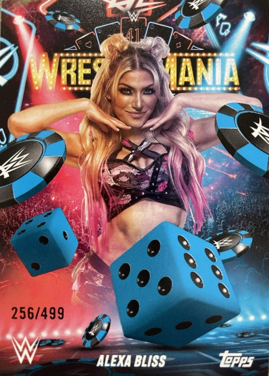 Alexa Bliss trading card PW Catalog