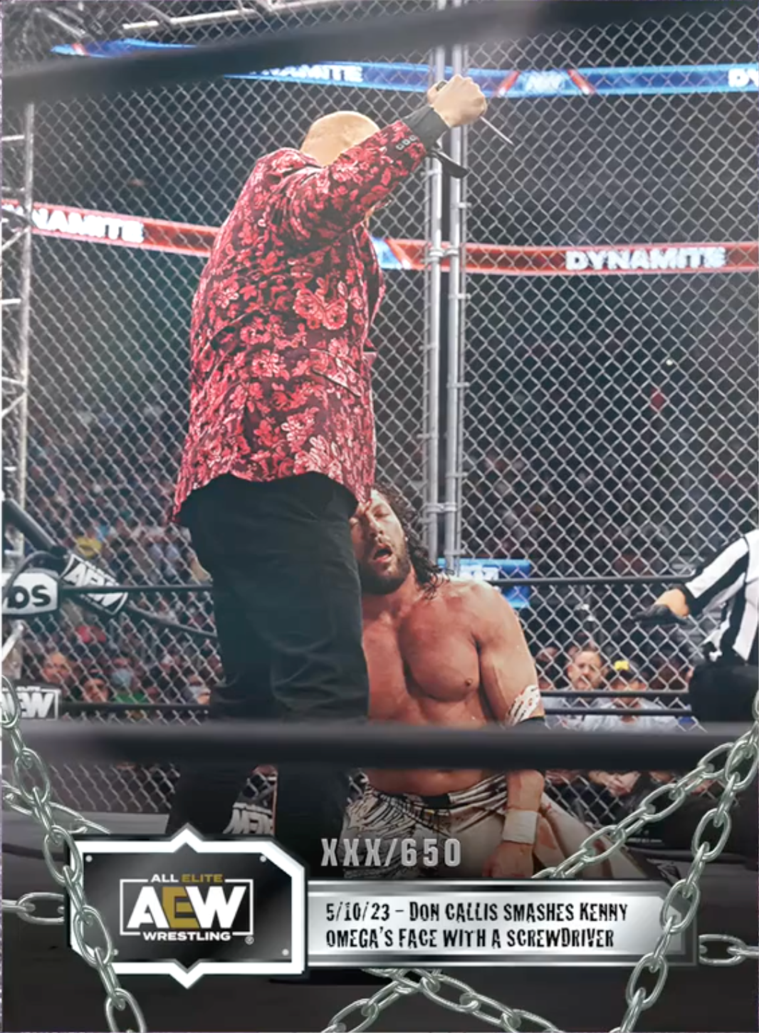 5/10/23 – DON Callis – DON Callis Smashes Kenny Omega’s Face With a Screwdriver