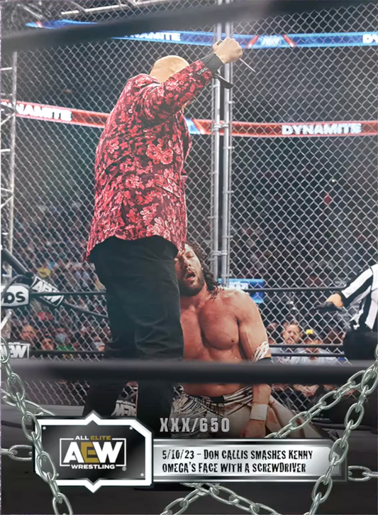 5/10/23 – DON Callis – DON Callis Smashes Kenny Omega’s Face With a Screwdriver