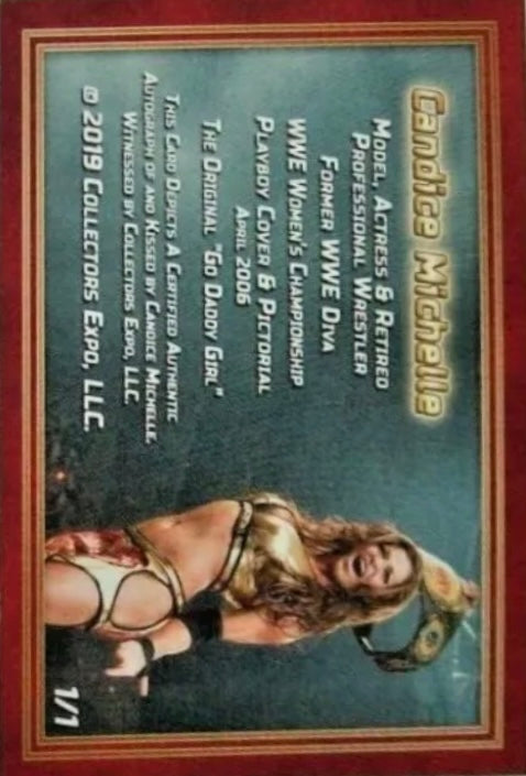 Candice Michelle trading card PW Catalog