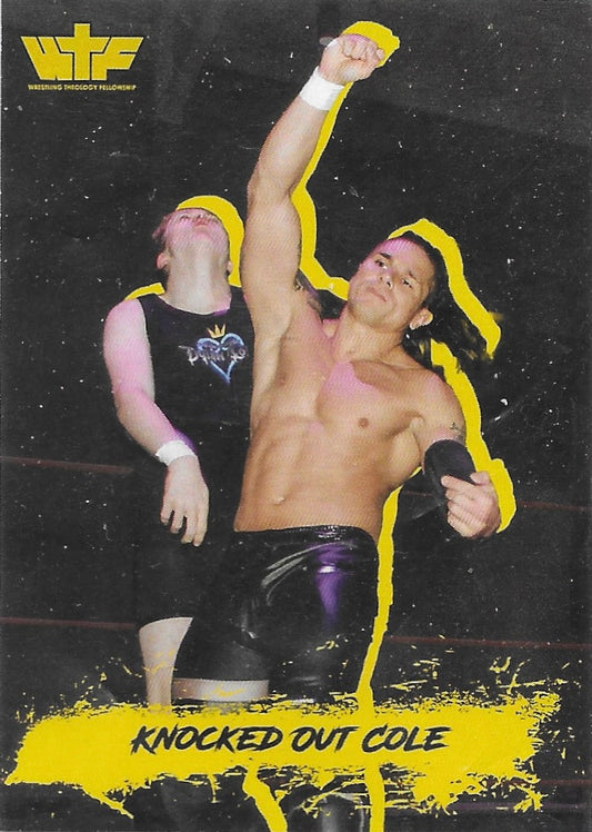 Knocked Out Cole trading card PW Catalog