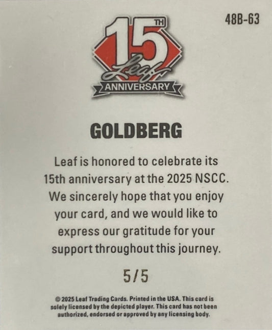 Goldberg trading card PW Catalog