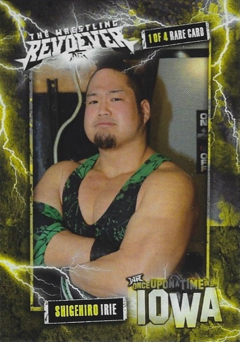 1 of 4 Rare Card – “Strong Hearts” Shigehiro Irie trading card PW Catalog