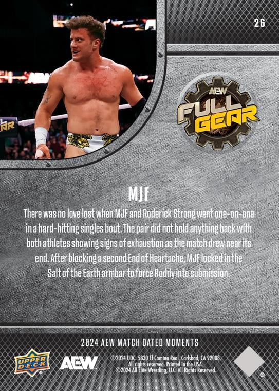 MJF – MJF Leaves New Jersey With a Brutal Victory Over Rival Roderick Strong