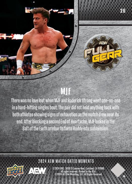MJF – MJF Leaves New Jersey With a Brutal Victory Over Rival Roderick Strong