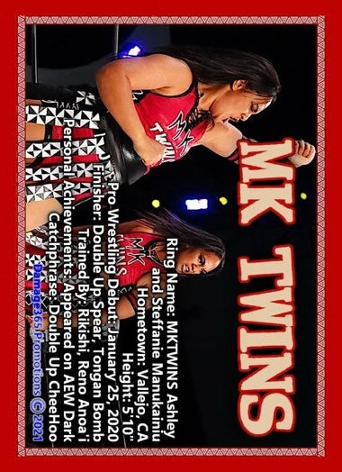 MK Twins trading card PW Catalog