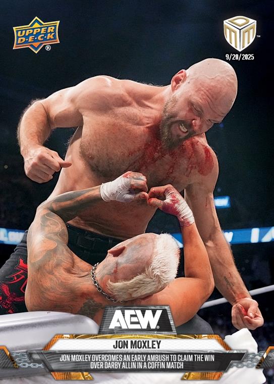 JON Moxley – JON Moxley Overcomes an Early Ambush to Claim the Win Over Darby Allin in a Coffin Match