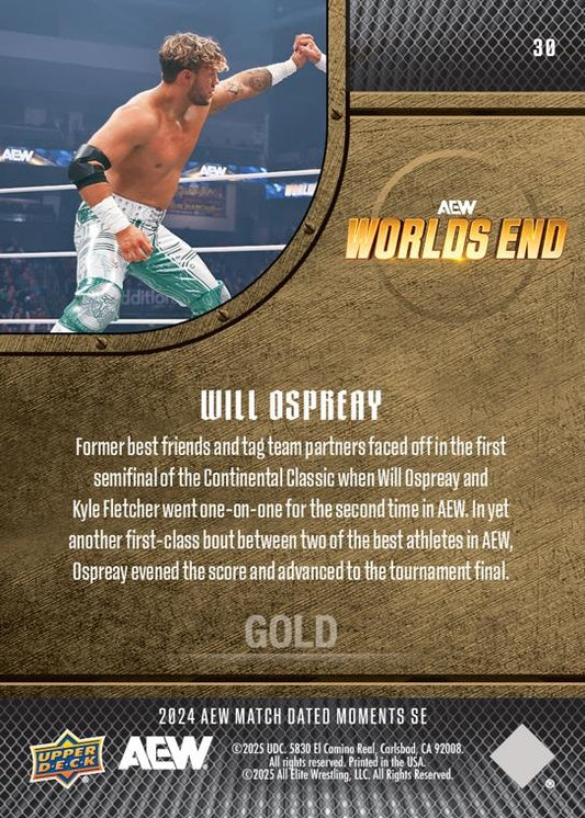 Will Ospreay – “the Aerial Assassin” Will Ospreay Defeats HIS Former Partner Kyle Fletcher in a Match of the Year Contender