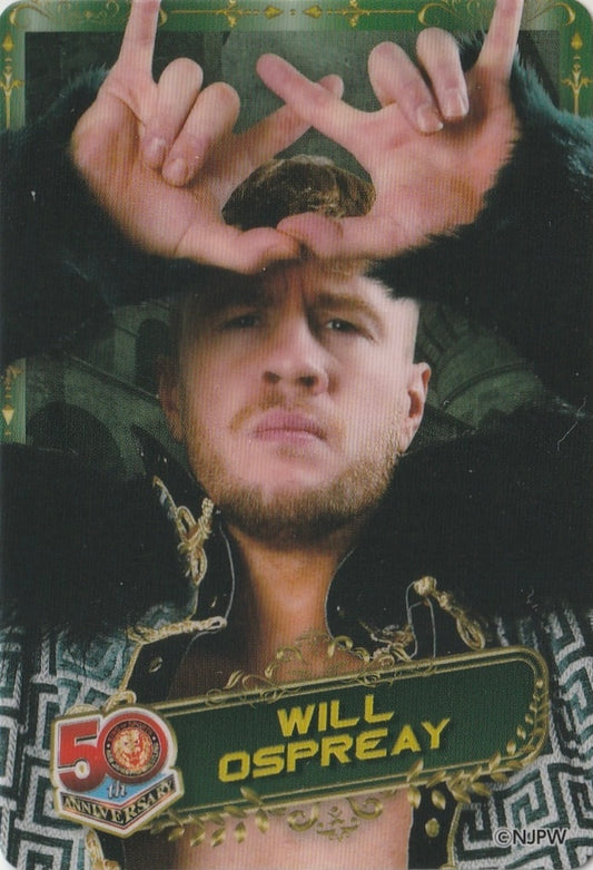 Will Ospreay trading card PW Catalog