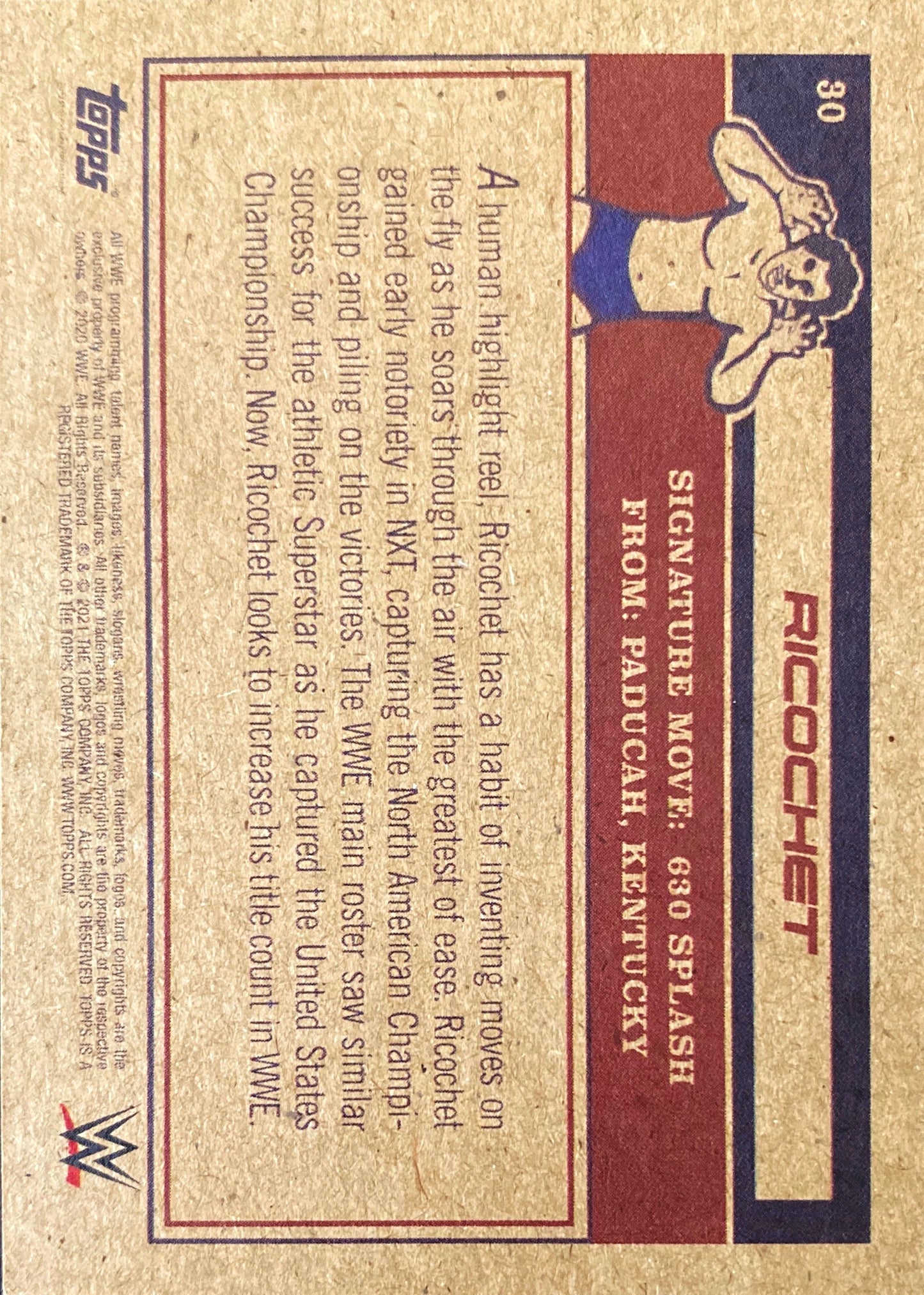 Ricochet trading card PW Catalog