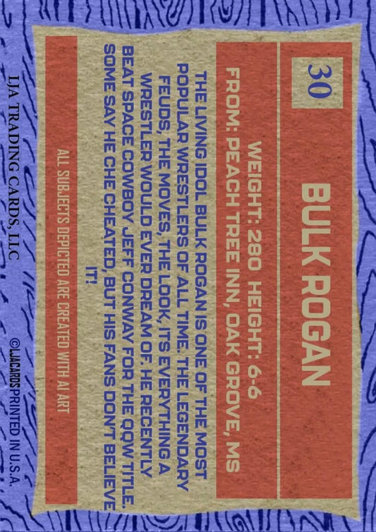 Bulk Rogan trading card PW Catalog