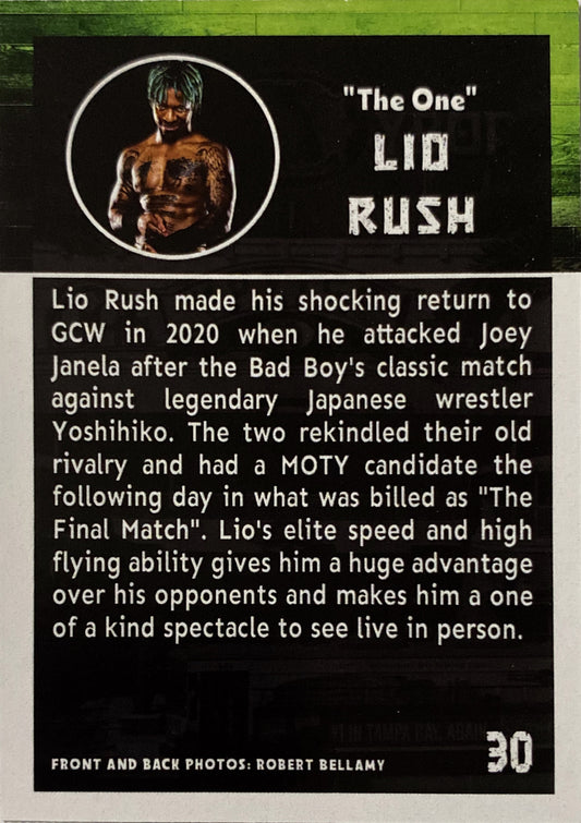 “The One” LIO Rush trading card PW Catalog