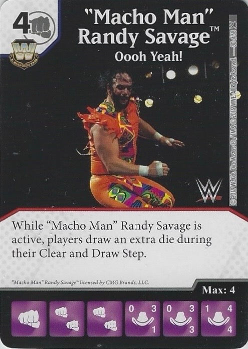 “Macho Man” Randy Savage – Oooh Yeah! trading card PW Catalog