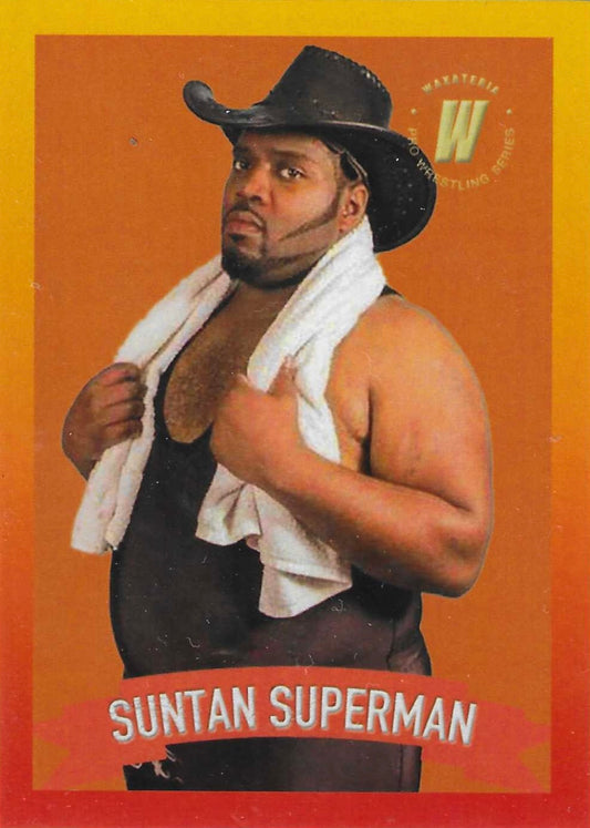 Suntan Superman trading card PW Catalog
