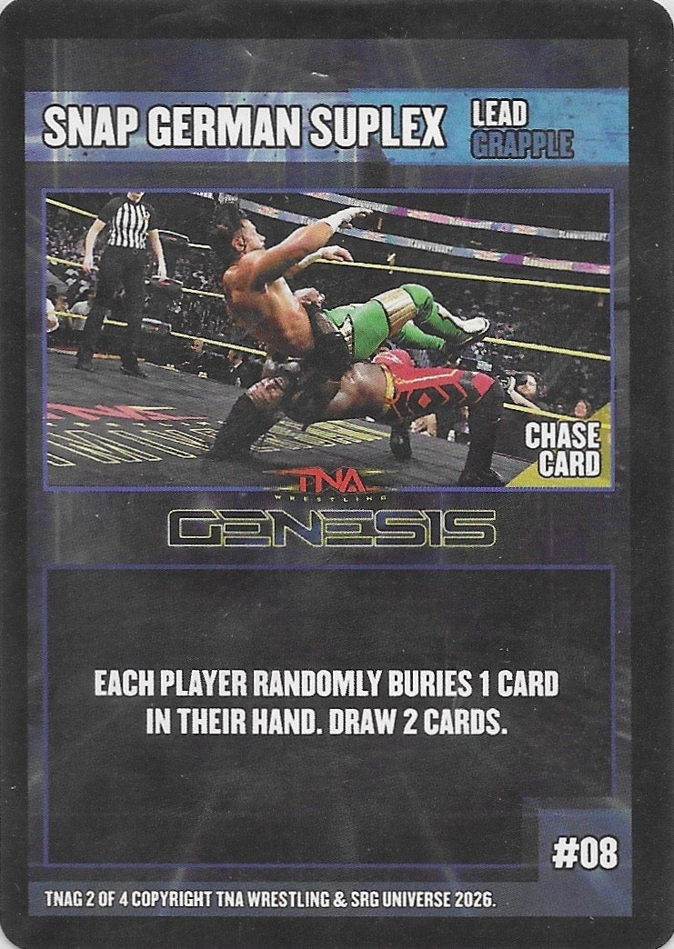 Lead Grapple: Snap German Suplex trading card PW Catalog