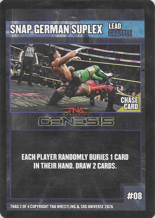 Lead Grapple: Snap German Suplex