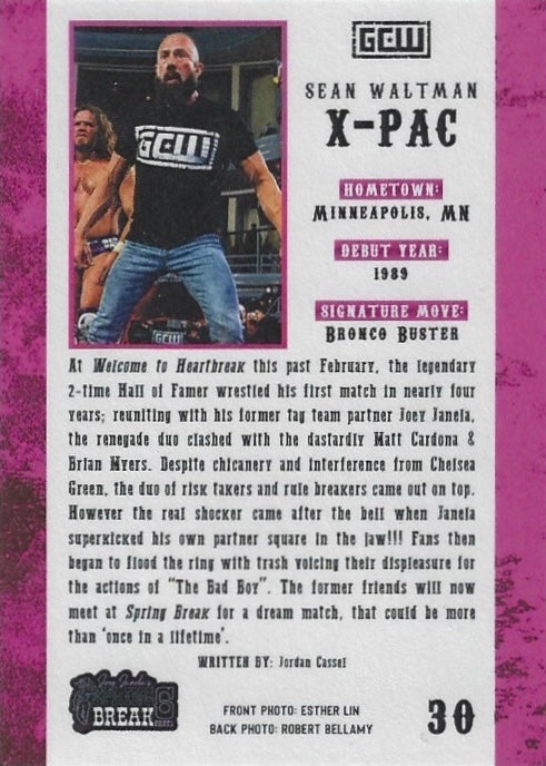 “Syxx” X-Pac trading card PW Catalog