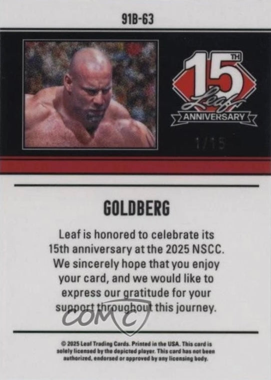 Goldberg trading card PW Catalog