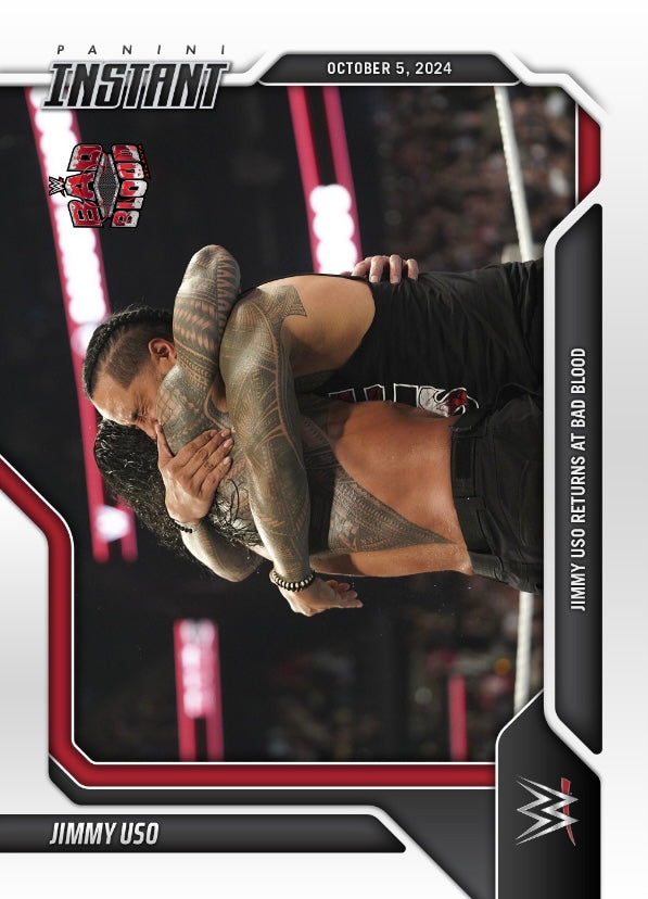 Jimmy USO – Jimmy USO Returns at Bad Blood trading card PW Catalog