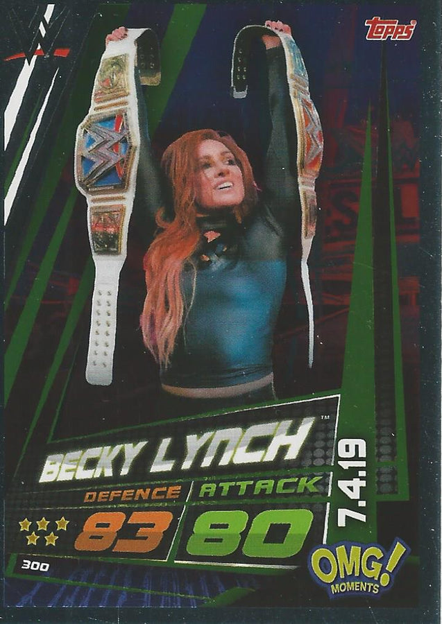 WWE Topps Slam Attax Universe 2019 Becky Lynch #300