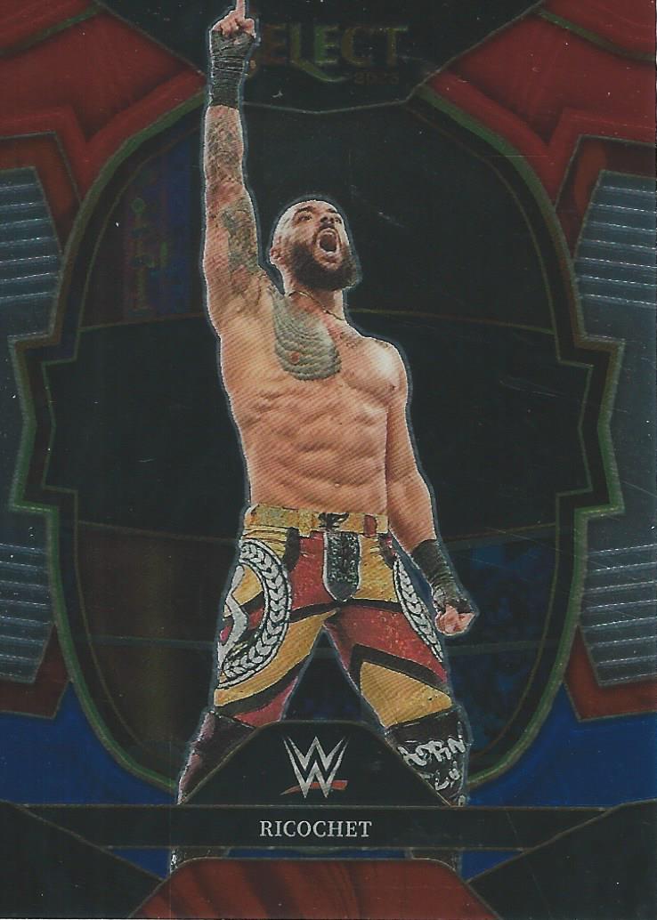 WWE Panini Select 2023 Red/Silver/Blue Ricochet #34