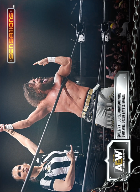 10/18/23 – Juice Robinson – Juice Robinson Wins Dynamite Dozen Battle Royal trading card PW Catalog