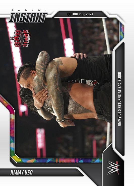 Jimmy USO – Jimmy USO Returns at Bad Blood trading card PW Catalog