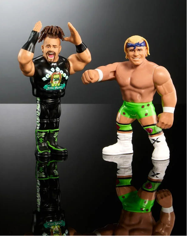 WWE Mattel Retro DX New Age Outlaws Billy Gunn & Road Dogg Ringside Exclusive