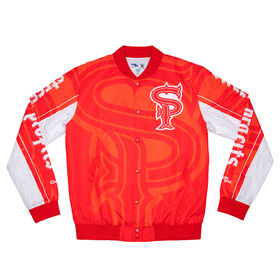 Street Profits Red Fanimation Chalk Line Jacket