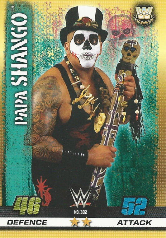 WWE Topps Slam Attax 10th Edition 2017 Papa Shango #302
