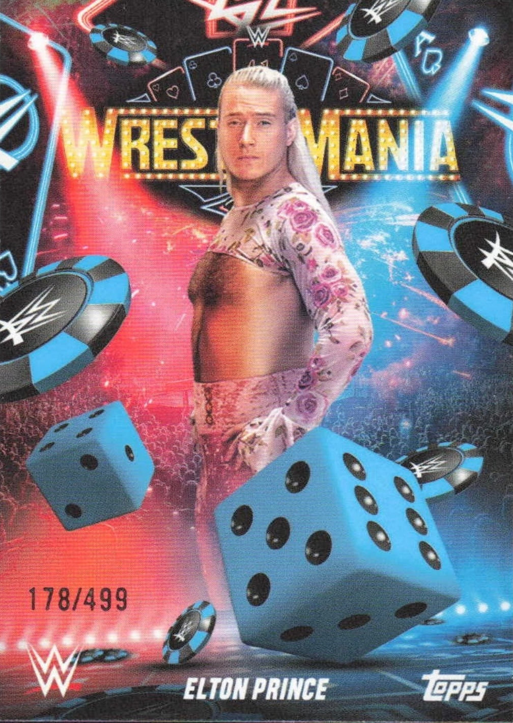 Elton Prince trading card PW Catalog