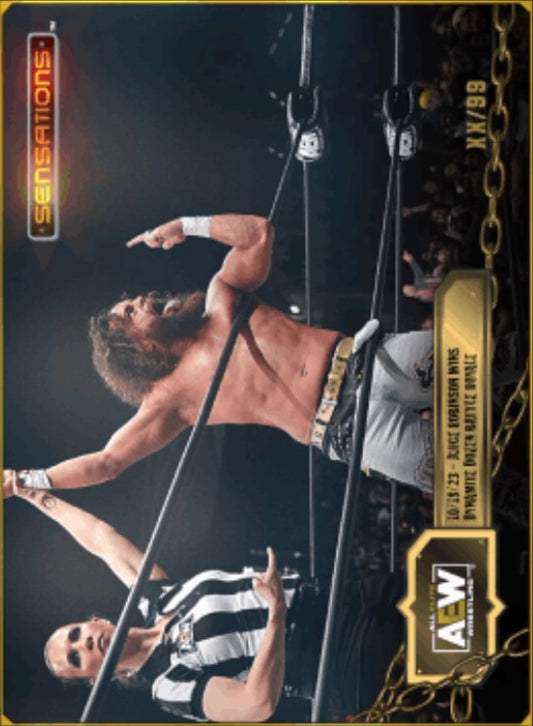 10/18/23 – Juice Robinson – Juice Robinson Wins Dynamite Dozen Battle Royal trading card PW Catalog