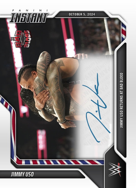 Jimmy USO – Jimmy USO Returns at Bad Blood trading card PW Catalog