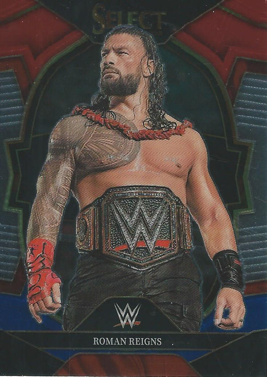 WWE Panini Select 2023 Red/Silver/Blue Roman Reigns #44