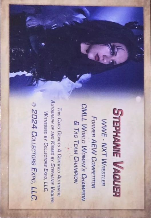 Stephanie Vaquer trading card PW Catalog