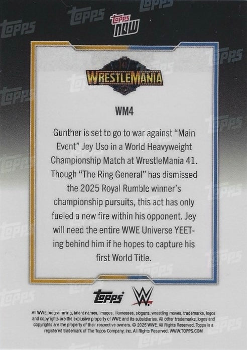 World Heavyweight Championship Match: The Ring General Gunther vs. Main Event JEY USO - image 2