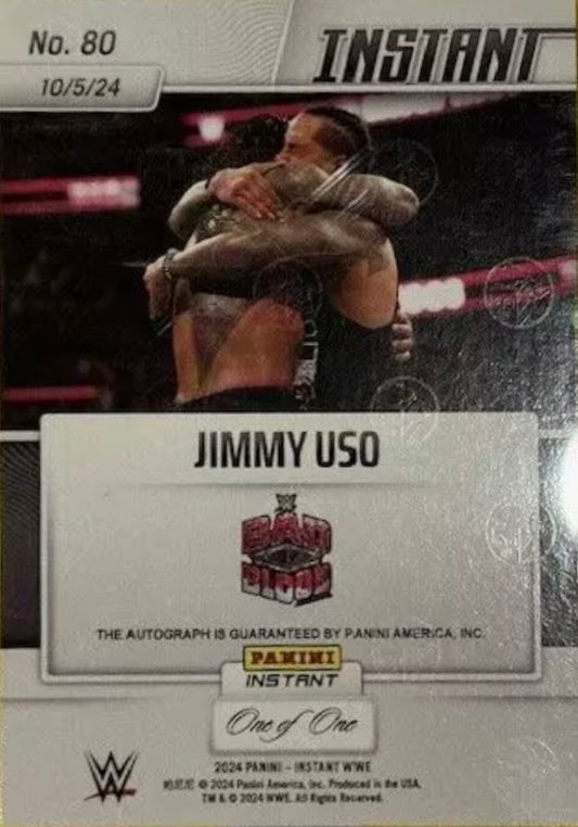 Jimmy USO – Jimmy USO Returns at Bad Blood trading card PW Catalog