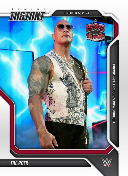 The Rock – the Rock Makes a Surprise Appearance trading card PW Catalog