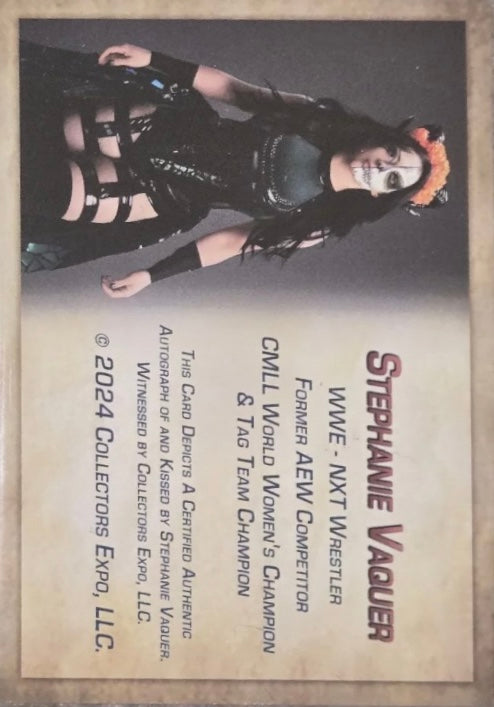 Stephanie Vaquer trading card PW Catalog