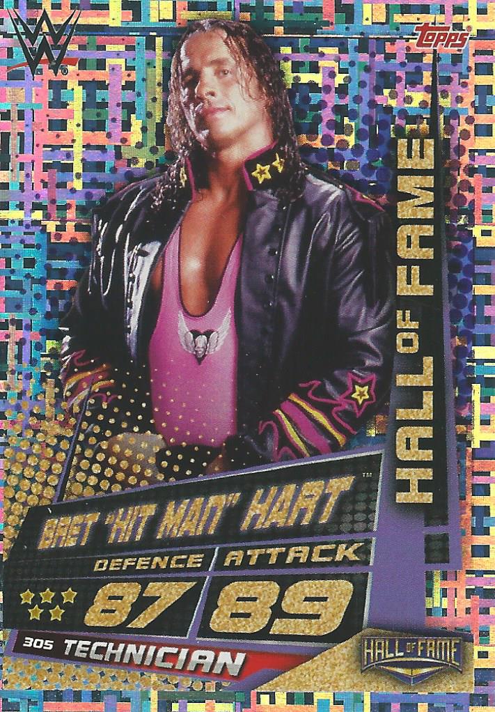 WWE Topps Slam Attax Universe 2019 Bret Hart #305