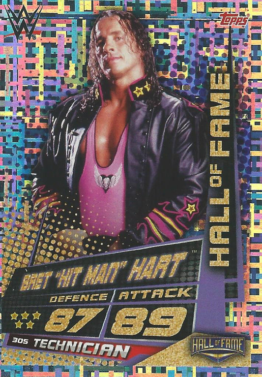WWE Topps Slam Attax Universe 2019 Bret Hart #305
