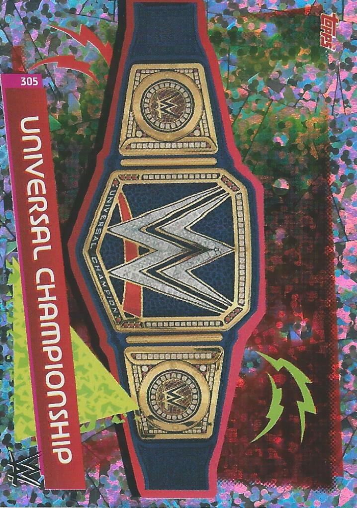 WWE Topps Slam Attax Reloaded 2020 Universal Championship #305