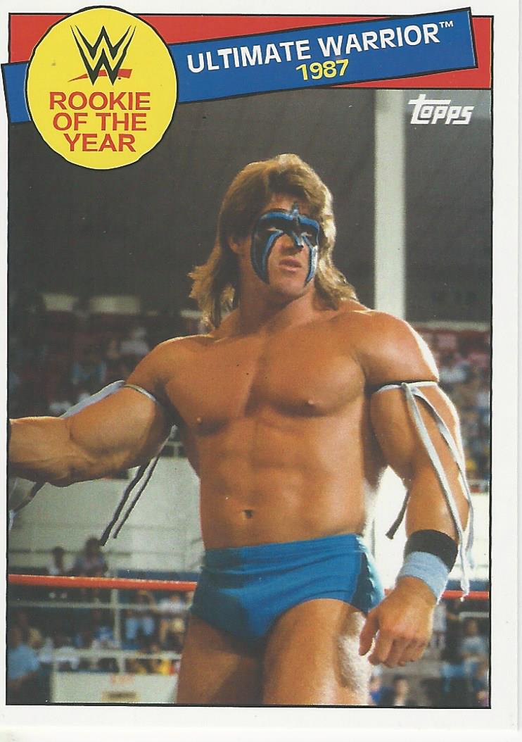 WWE Topps Heritage 2015 Ultimate Warrior 5 of 30 trading card PW Catalog