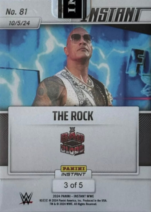 The Rock – the Rock Makes a Surprise Appearance trading card PW Catalog