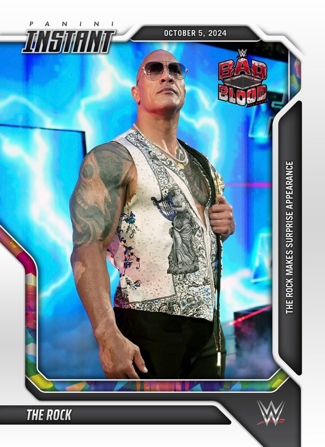The Rock – the Rock Makes a Surprise Appearance trading card PW Catalog
