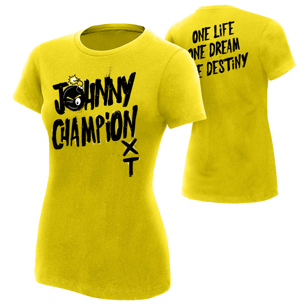 Johnny Gargano "Johnny Champion" Women's Authentic T-Shirt T-Shirt PW Catalog