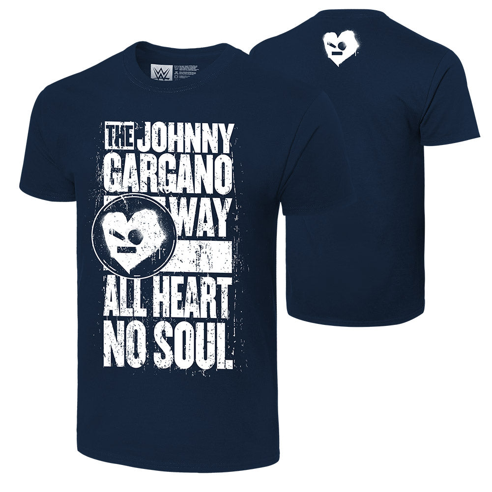 Johnny Gargano "All Heart, No Soul" Authentic T-Shirt