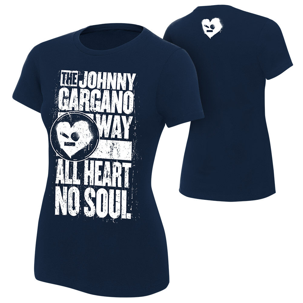 Johnny Gargano "All Heart, No Soul" Women's Authentic T-Shirt 1